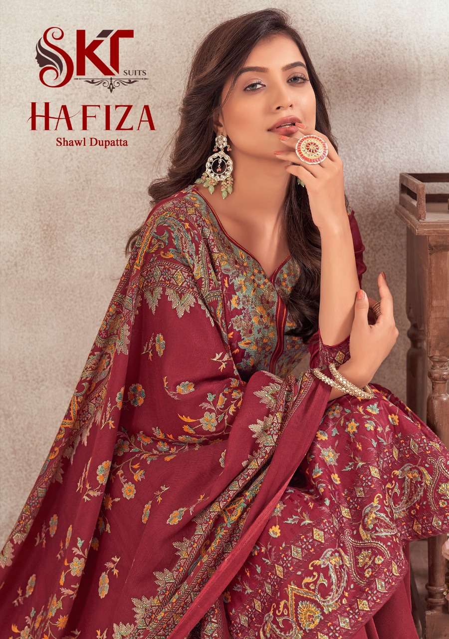 HAFIZA BY ROLI MOLI 56001 TO 56008 SERIES PASHMINA DRESSES