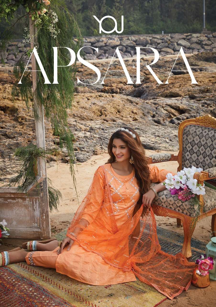 APSARA BY WANNA LOOKS 101 TO 106 SERIES CHANDERI STITCHED DRESSES