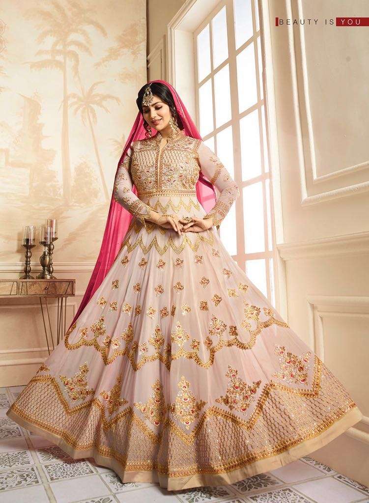 AYESHA HIT DESIGNS BY GLOSSY DESIGNER GEORGETTE ANARKALI DRESSES