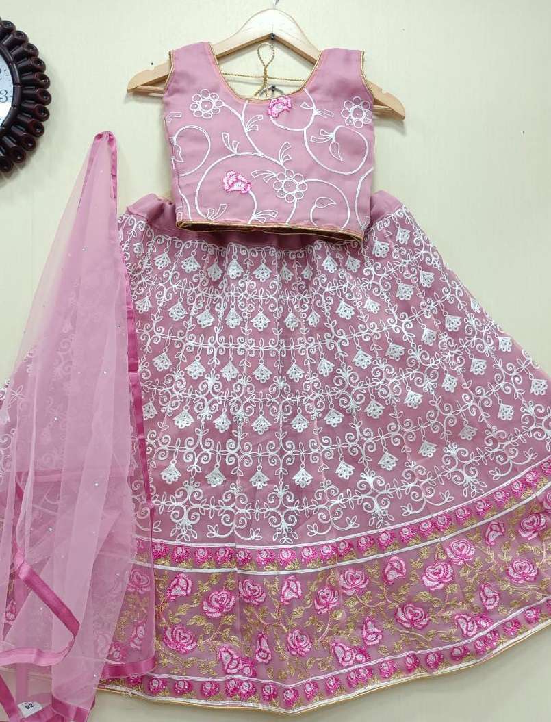 BABY ORGANZA BY ASLIWHOLESALE DESIGNER ORGANZA KIDS LEHENGAS