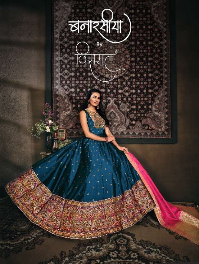 BANARASIYA BY VIRASAT 1001 TO 1005 SERIES HEAVY DESIGNER GOWNS