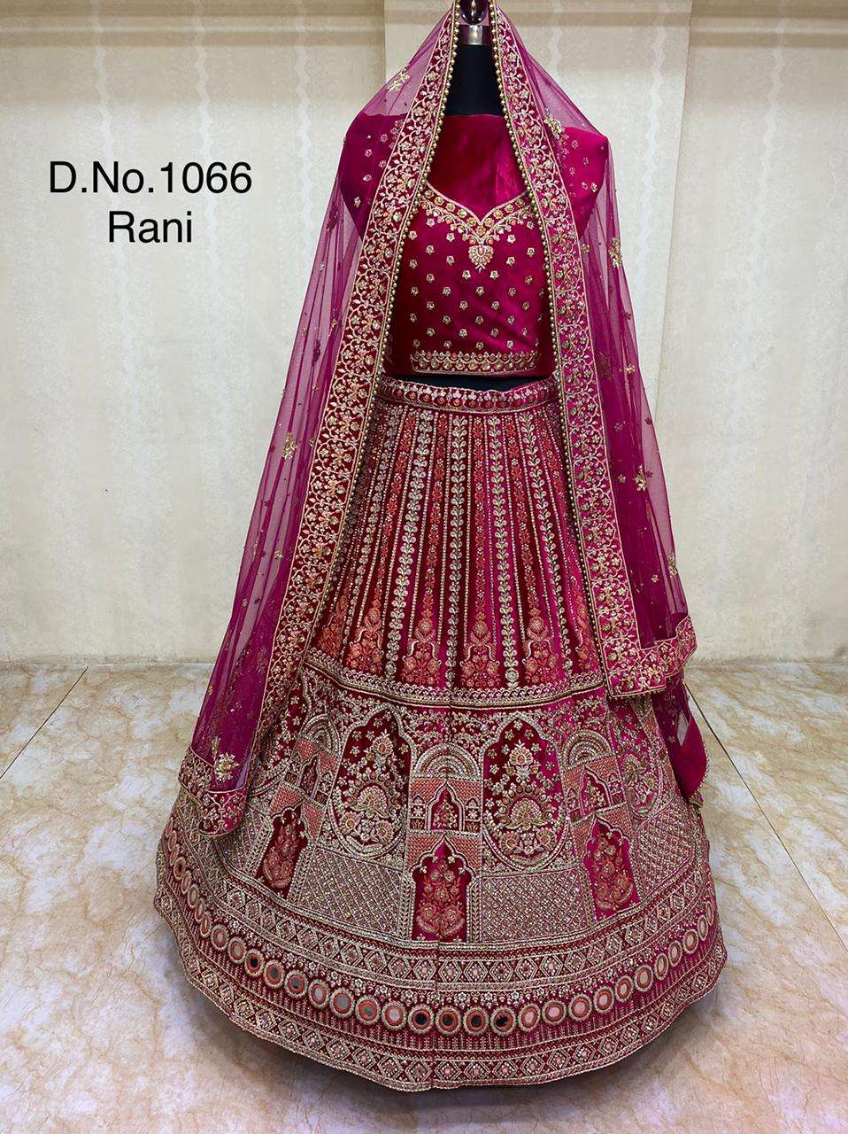 BRIDAL VOL-2 BY ASLIWHOLESALE HEAVY DESIGNER VELVET LEHENGAS