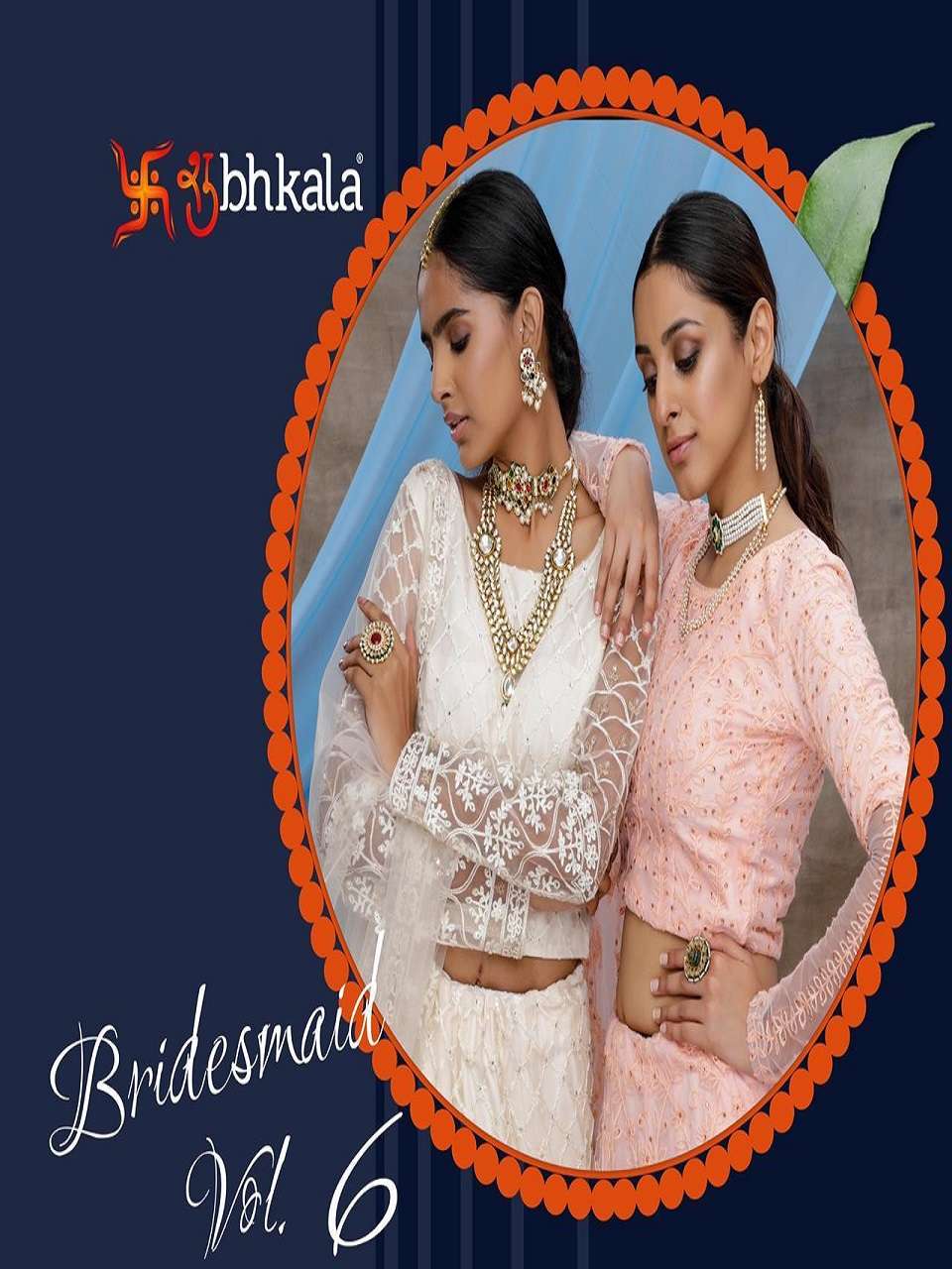 BRIDESMAID VOL-6 BY SHUBHKALA 1311 TO 1314 SERIES NET LEHENGAS