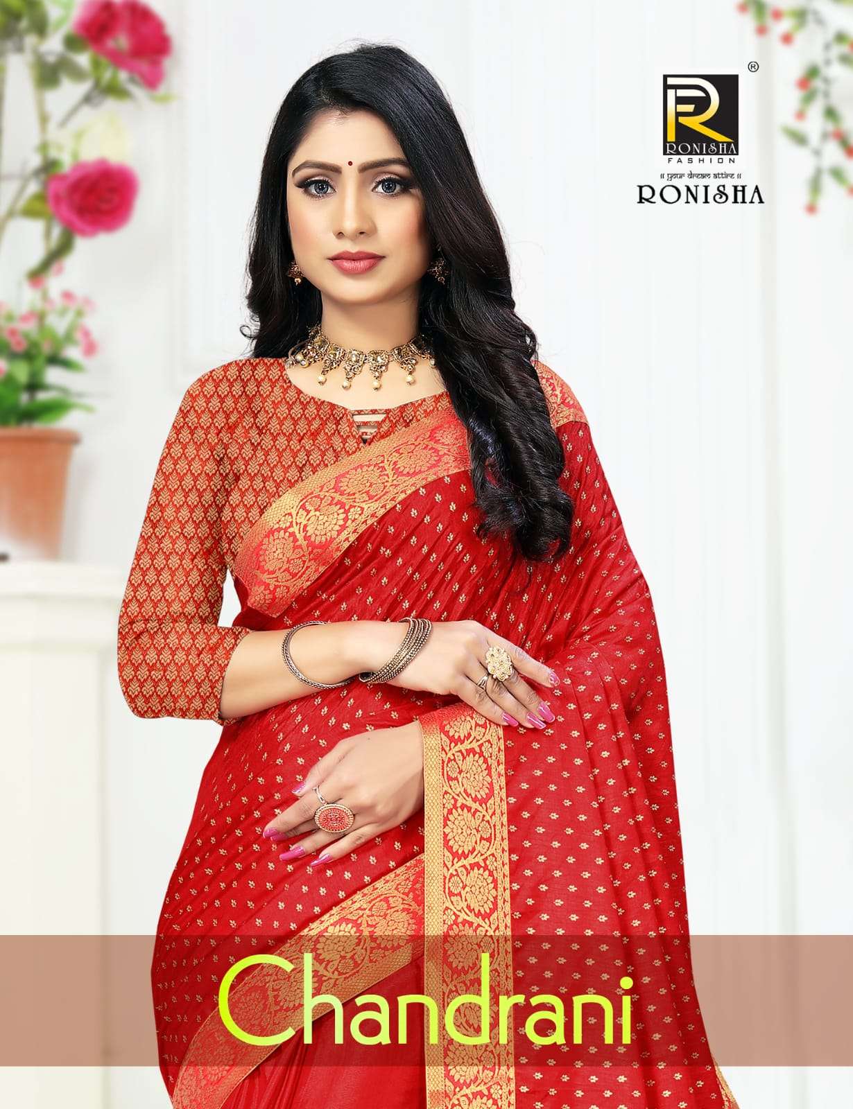 CHANDRANI BY RONISHA FASHION 1001 TO 1008 SERIES DESIGNER SILK SAREES