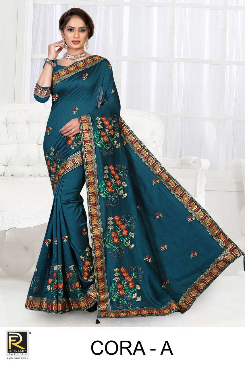 CORA BY RONISHA FASHION DESIGNER SILK SAREES