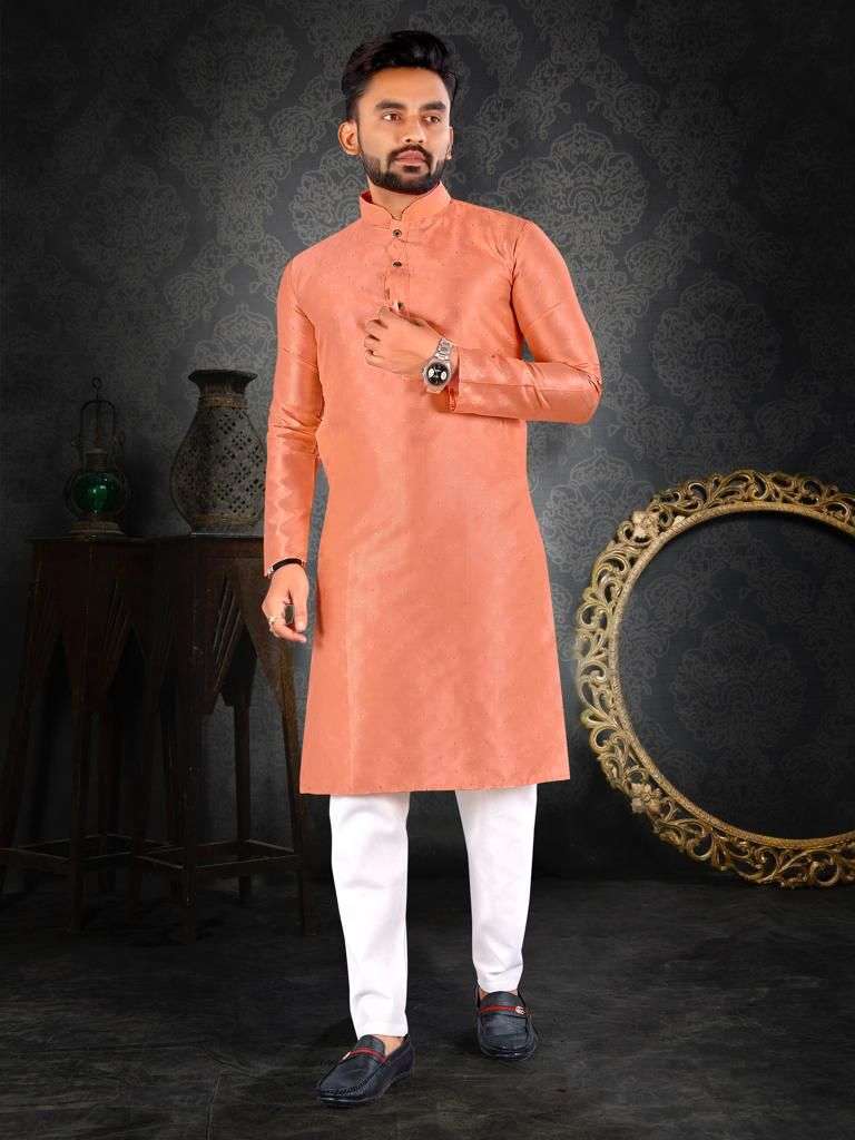 DESI BOY BY ASLIWHOLESALE STYLISH COTTON MENS KURTA PAJAMA