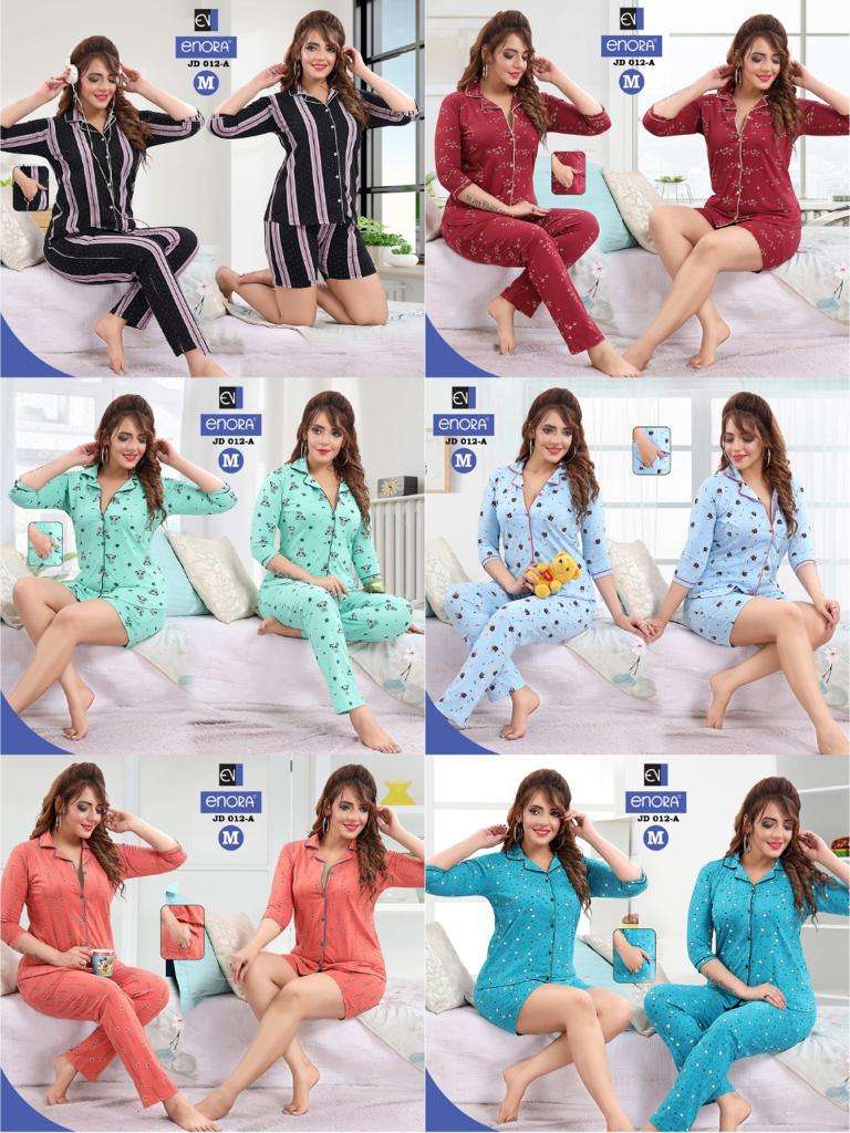 ENORA VOL-1 BY ASLI WHOLESALE HOSIERY DESIGNER NIGHT SUITS