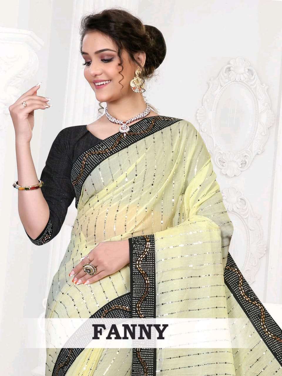 FANNY BY RONISHA FASHION DESIGNER CHIFFON SAREES