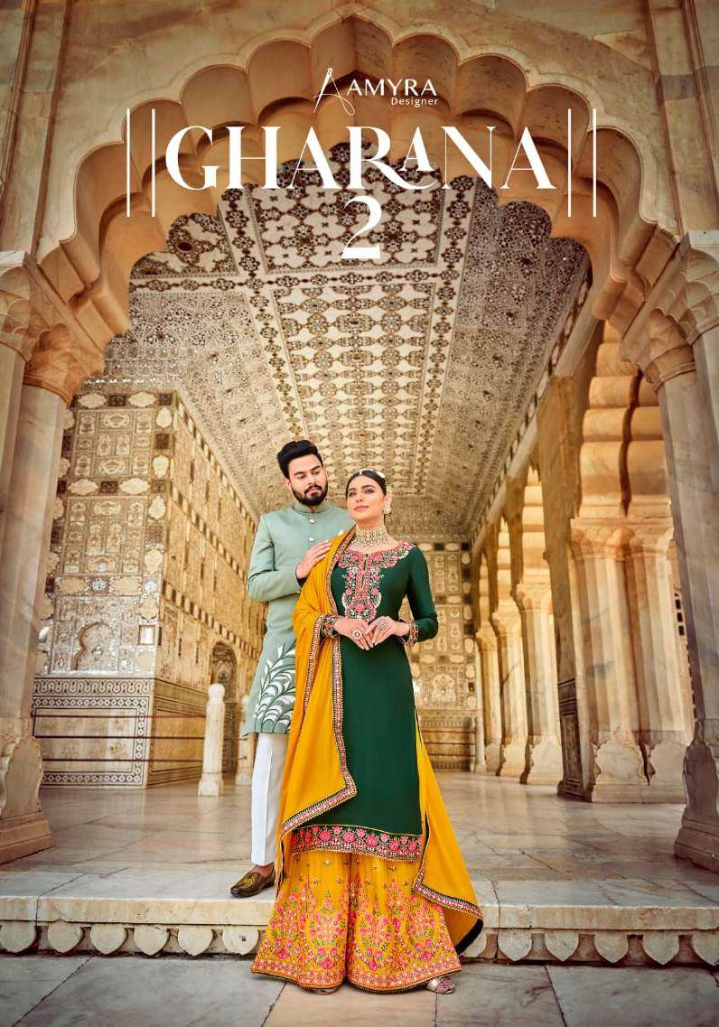 GHARANA VOL-2 BY AMYRA DESIGNER 2506 TO 2509 SERIES DESIGNER VISCOSE DRESSES