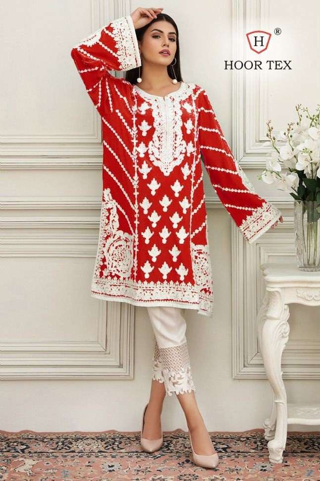 HOOR TEX 21018 COLOURS BY HOOR TEX LAWN COTTON PAKISTANI DRESSES