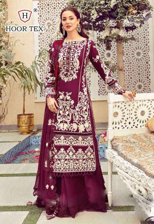 HOOR TEX 21022-B HIT DESIGN BY HOOR TEX COTTON PAKISTANI DRESS