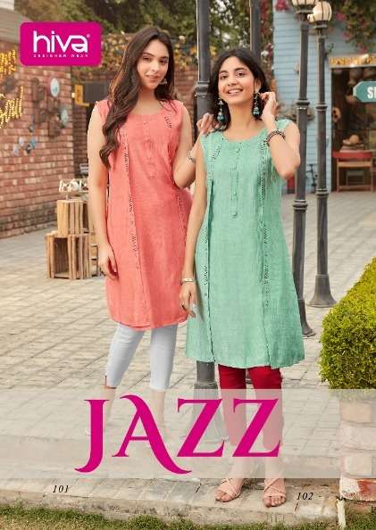 JAZZ BY HIVA 101 TO 106 SERIES DESIGNER KURTIS