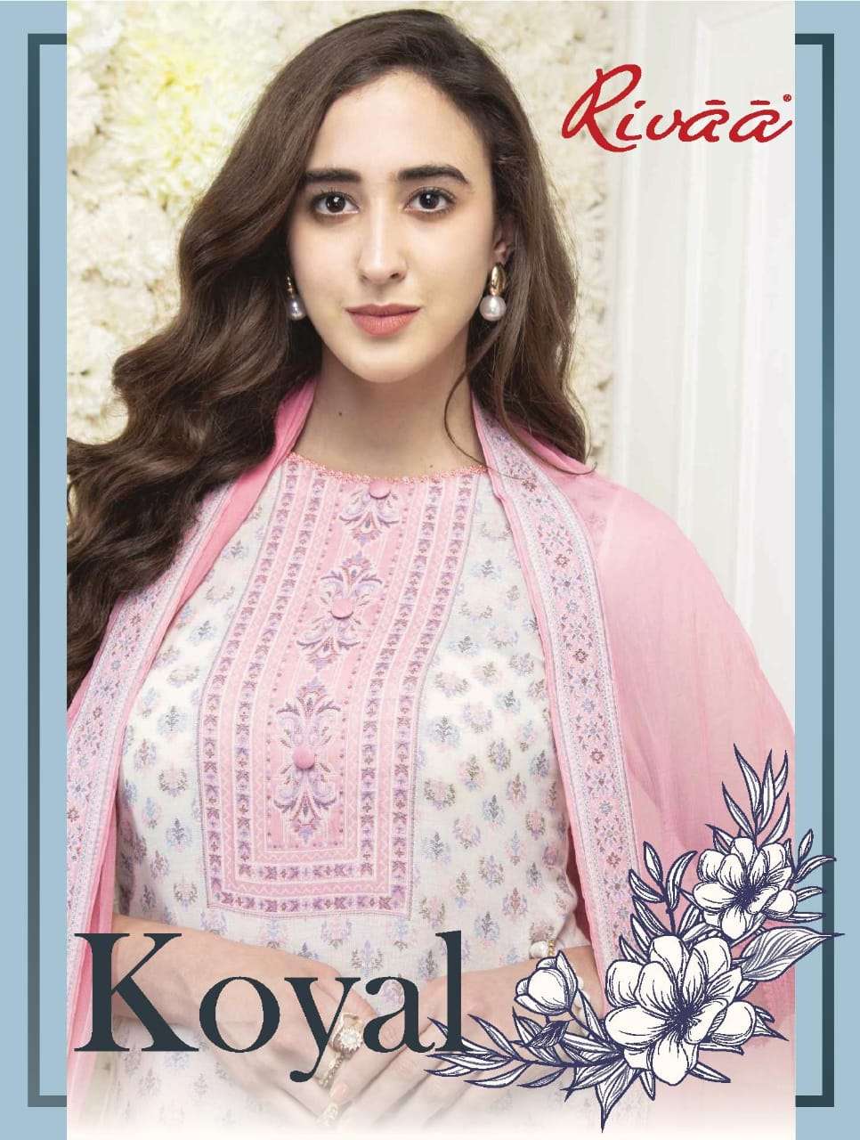 KOYAL BY RIVAA 2031 TO 2308 SERIES PURE COTTON JACQUARD DRESSES