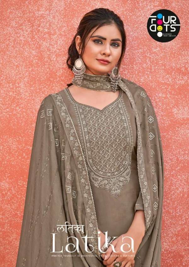 LAATIKA BY FOUR DOTS 741 TO 744 SERIES DESIGNER DRESSES