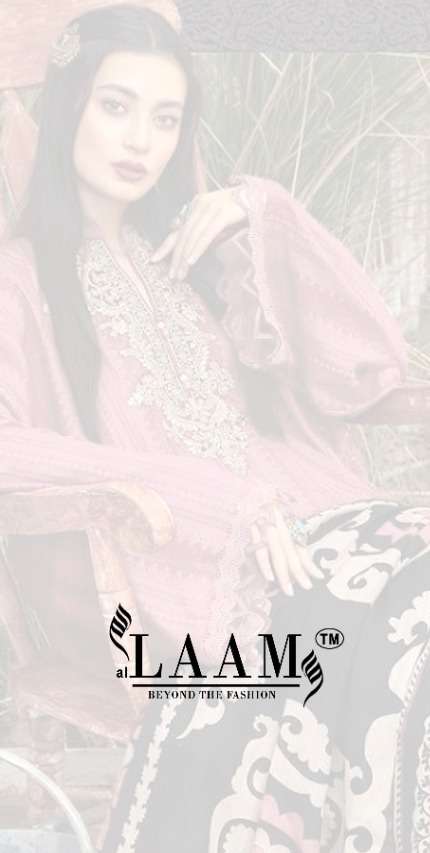 MARIA.B BY AL LAAM 1973-A TO 1973-D SERIES COTTON PAKISTANI DRESS