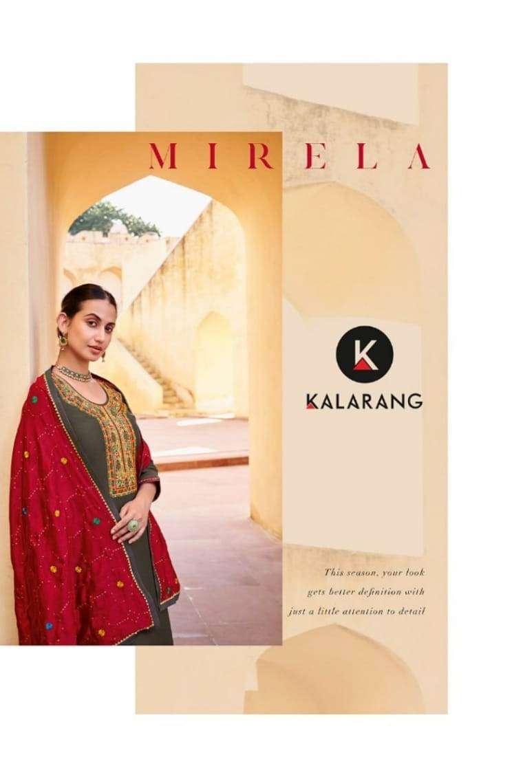 MIRELA BY KALARANG 3351 TO 3354 SERIES EMBROIDERED SILK DRESSES