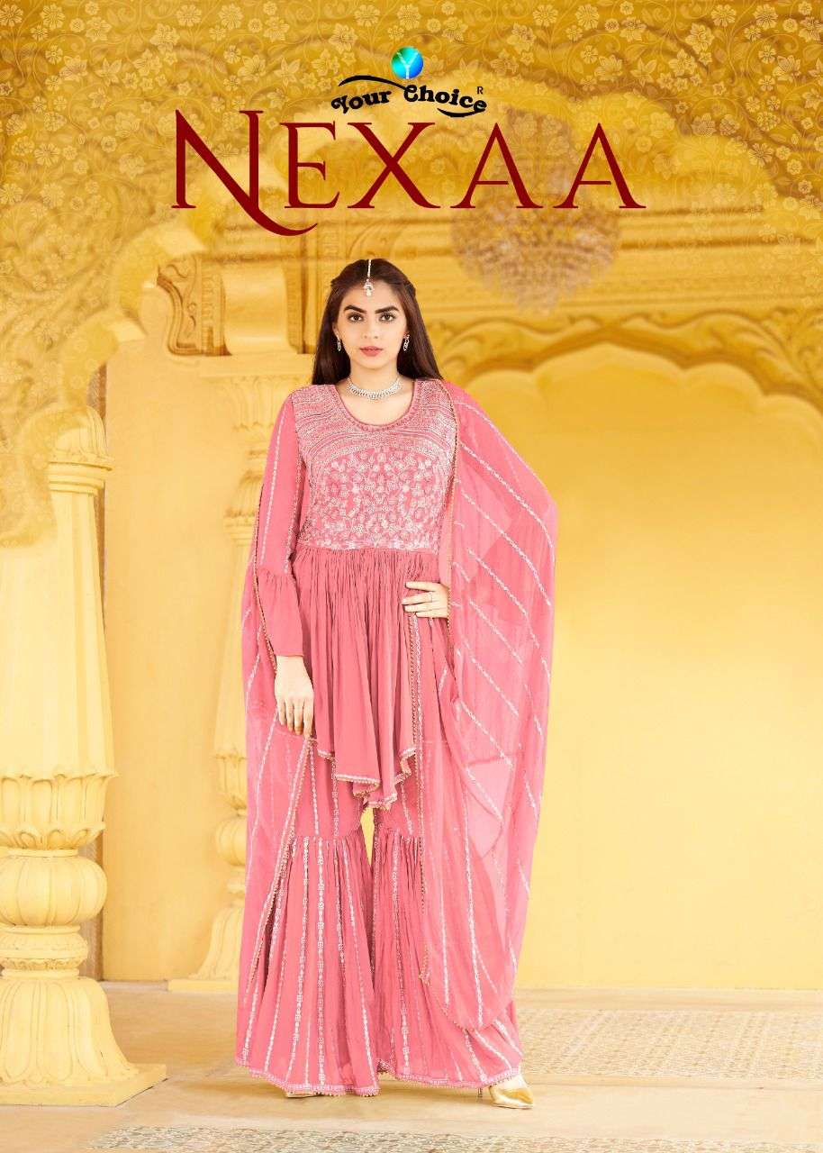 NEXAA BY YOUR CHOICE 3974 TO 3977 SERIES HEAVY CHINON DRESSES