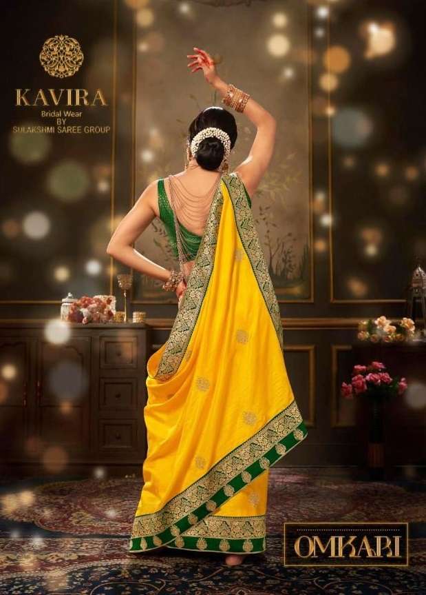 OMKARI BY KAVIRA 3101 TO 3109 SERIES HEAVY DESIGNER SILK SAREES