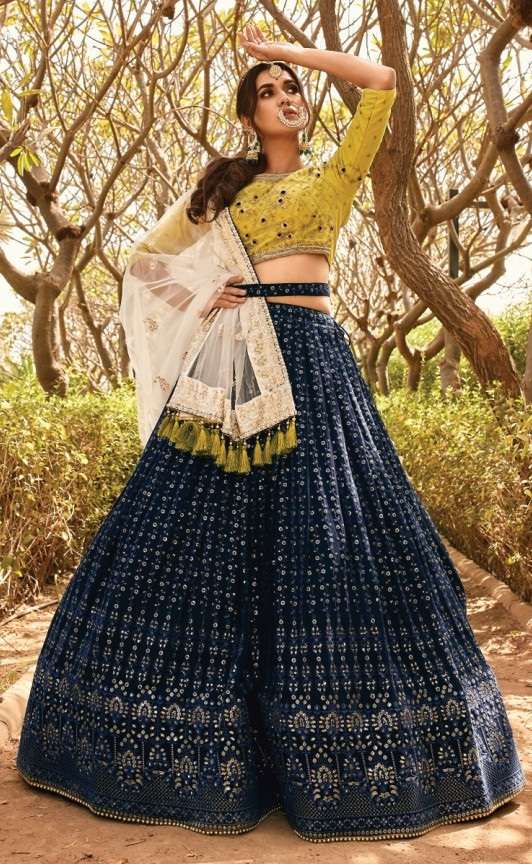 PANGHAT VOL-2 BY ASLIWHOLESALE 1005 TO 1008 SERIES DESIGNER LEHENGAS