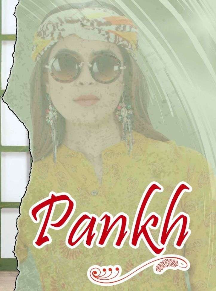 PANKH BY ASLIWHOLESALE 3011 TO 3018 SERIES DESIGNER RAYON KURTIS