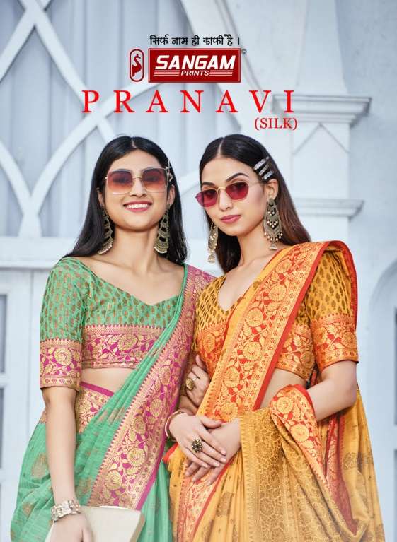 PRANAVI SILK BY SANGAM PRINTS 6021 TO 6026 SERIES COTTON HANDLOOM SAREES