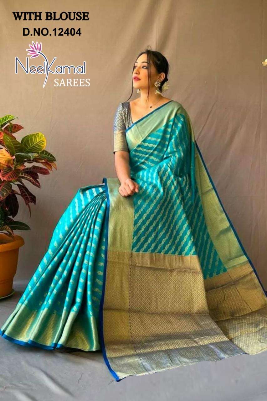 QUALITY BY NEELKAMAL SAREES HEAVY DESIGNER BANARASI SILK SAREES