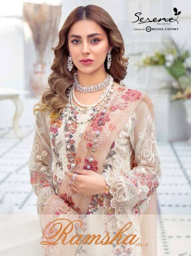 RAMSHA VOL-2 BY SERENE 3501 TO 3504 SERIES FAUX GEORGETTE DRESSES