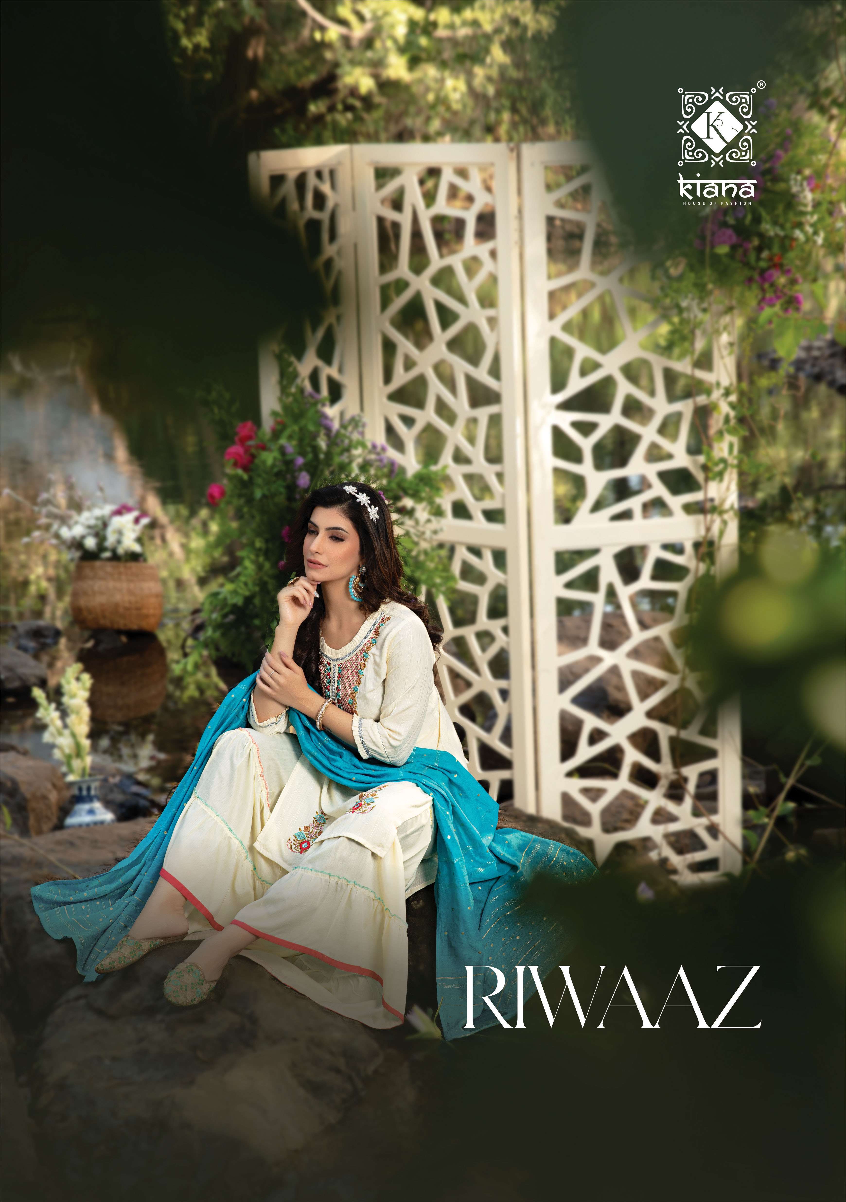 RIWAAZ BY KIANA 101 TO 108 SERIES DESIGNER VISCOSE DRESSES