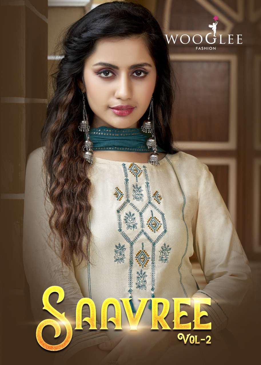 SAAVREE VOL-2 BY WOOGLEE 2007 TO 2012 SERIES DESIGNER RAYON DRESSES