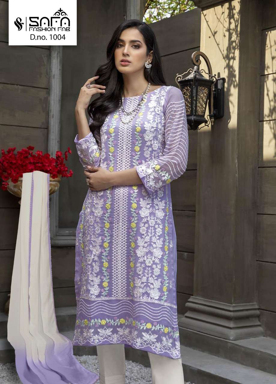 SAFA 1004 COLOURS BY SAFA FASHION HUB DESIGNER PURE GEORGETTE DRESSES