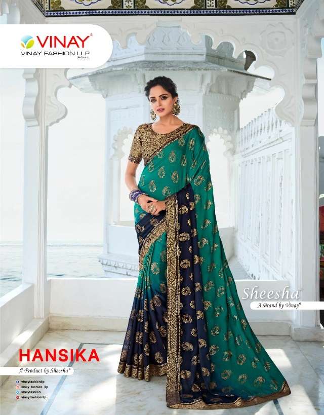 SHEESHA HANSIKA BY VINAY FASHION 24721 TO 24730 SERIES SILK GEORGETTE SAREES