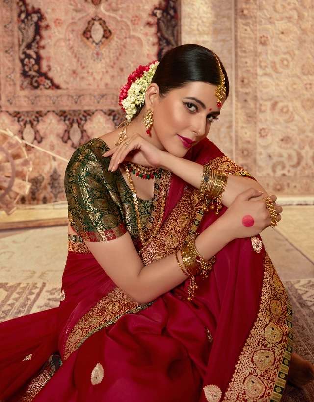 SHEESHA HARMONY VOL-4 HIT DESIGNS BY VINAY FASHION BARFI SILK BANARASI SAREES