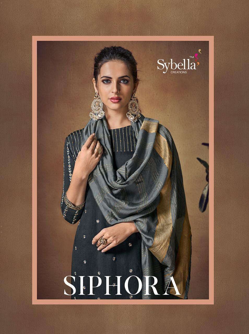 SIPHORA BY SYBELLA CREATIONS 2101 TO 2106 SERIES VISCOSE BANARASI DRESSES