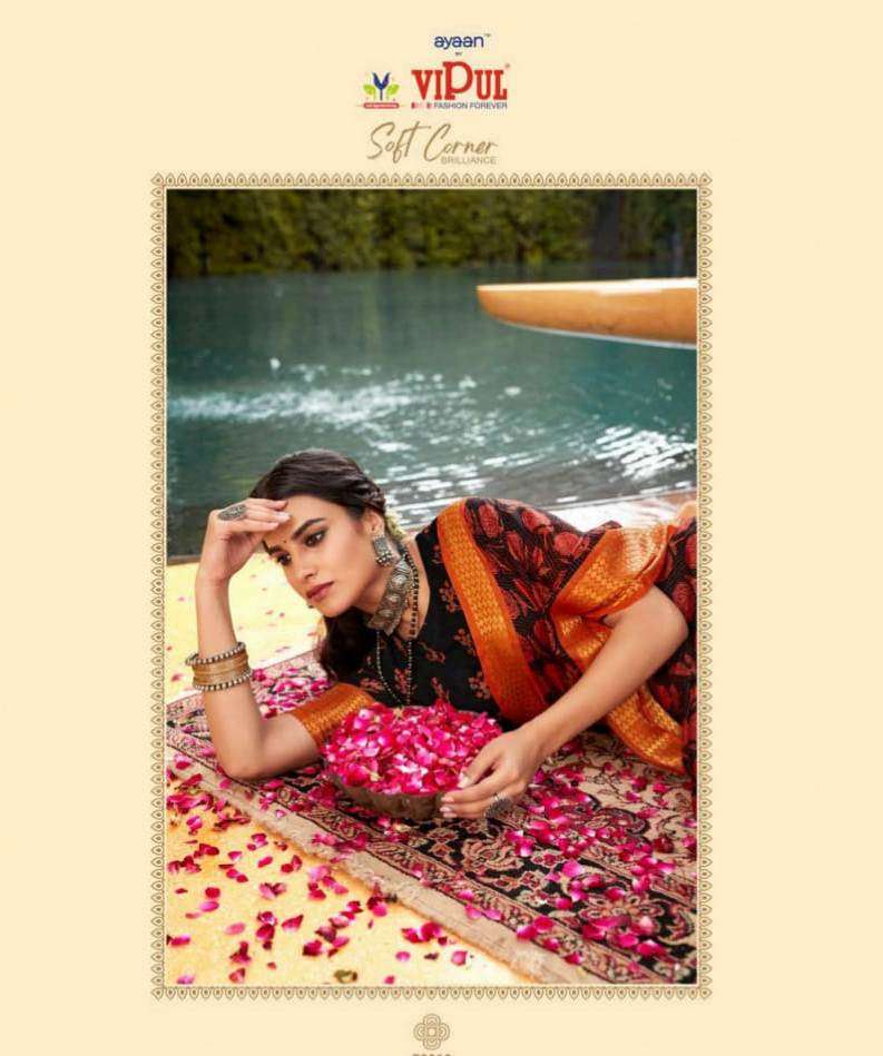 SOFT CORNER BY VIPUL 50805 TO 50816 SERIES DESIGNER FANTASIA SAREES