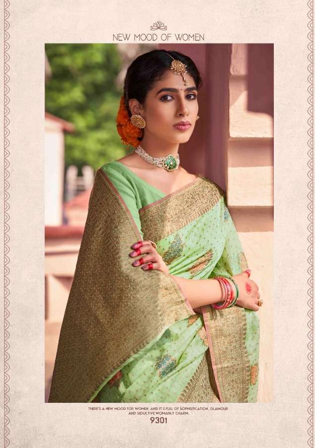 SONAM BY KAKSHYA 9301 TO 9306 SERIES DESIGNER COTTON SAREES