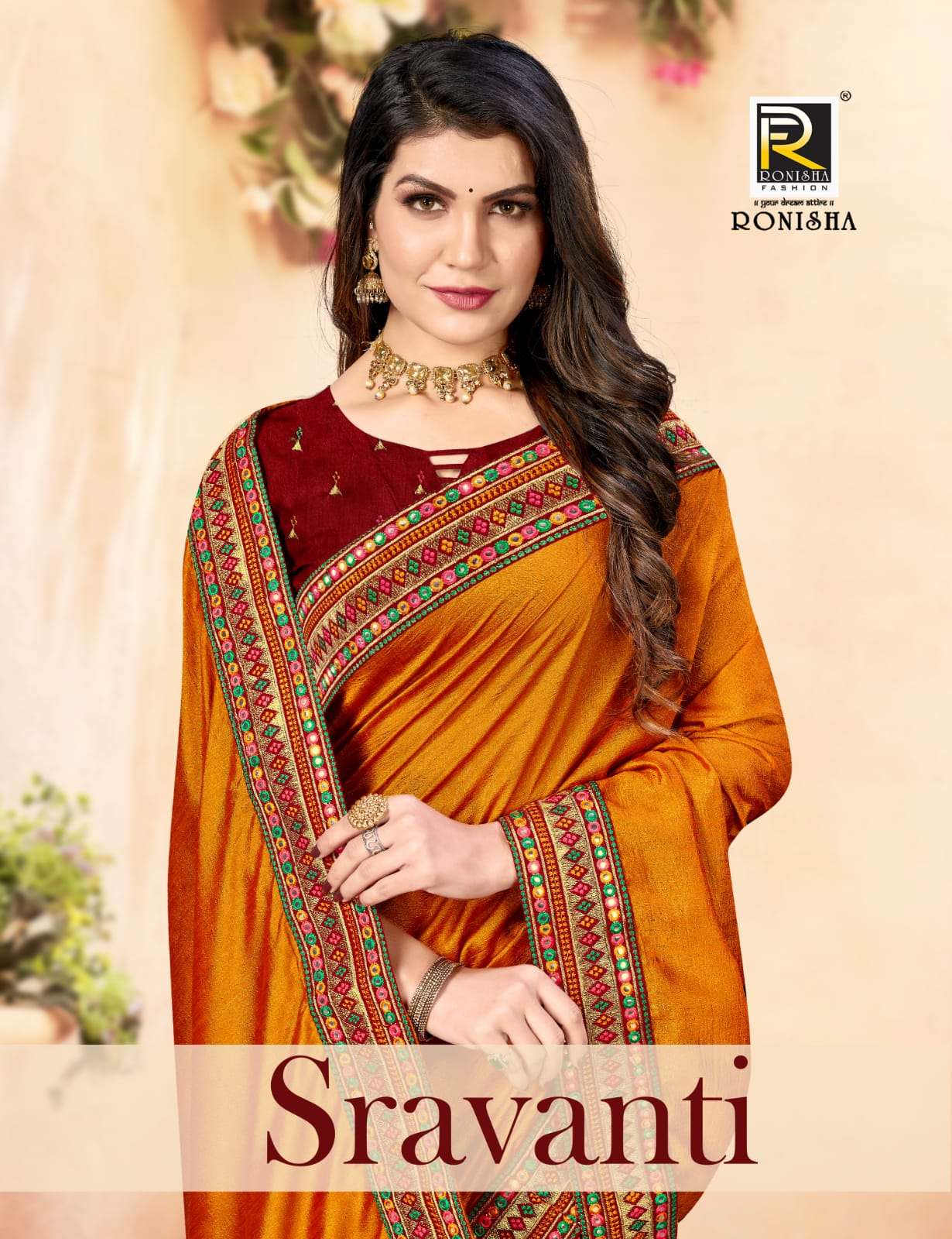 SRAVANTI BY RONISHA FASHION 1001 TO 1008 SERIES DESIGNER SILK SAREES