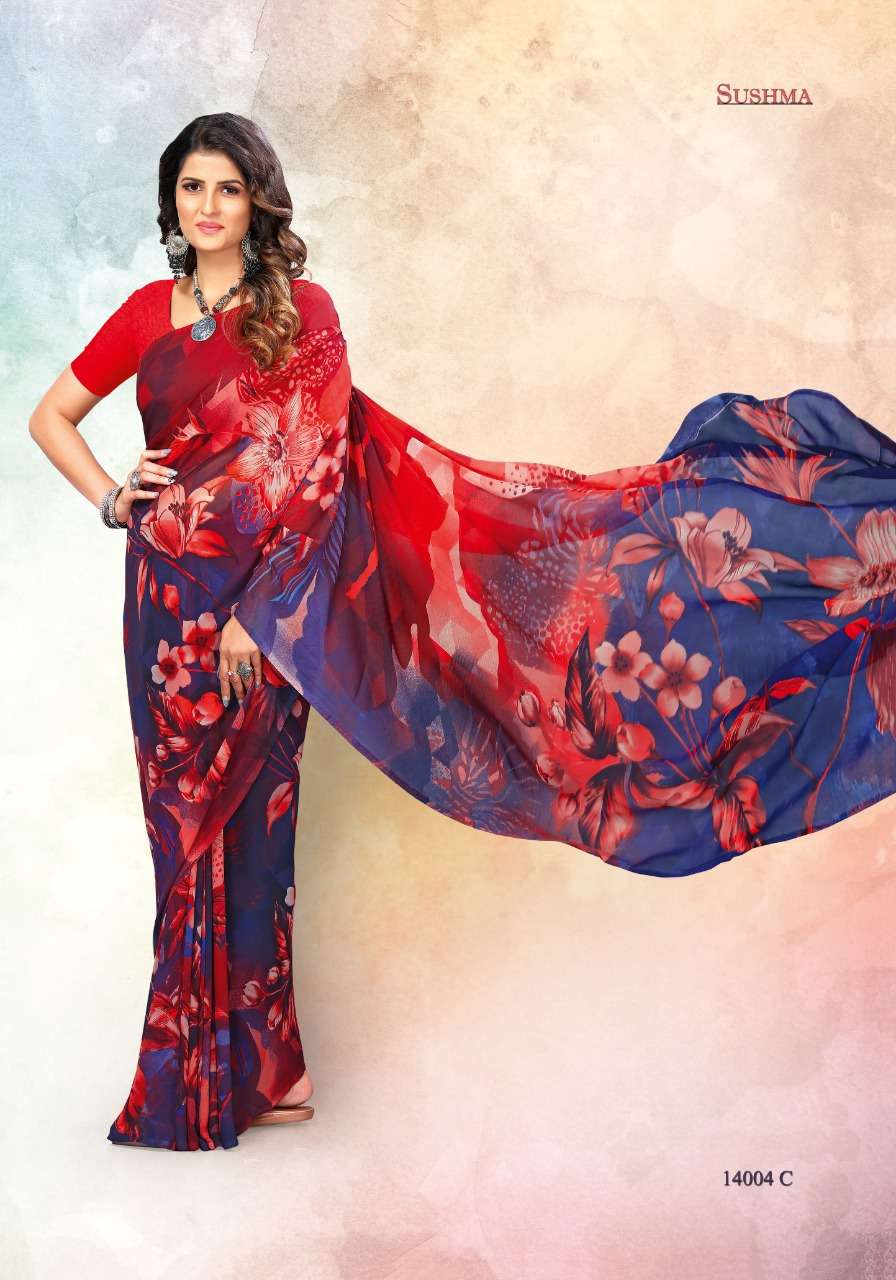 SUSHMA BY ASLIWHOLESALE DESIGENER GEORGETTE SAREES