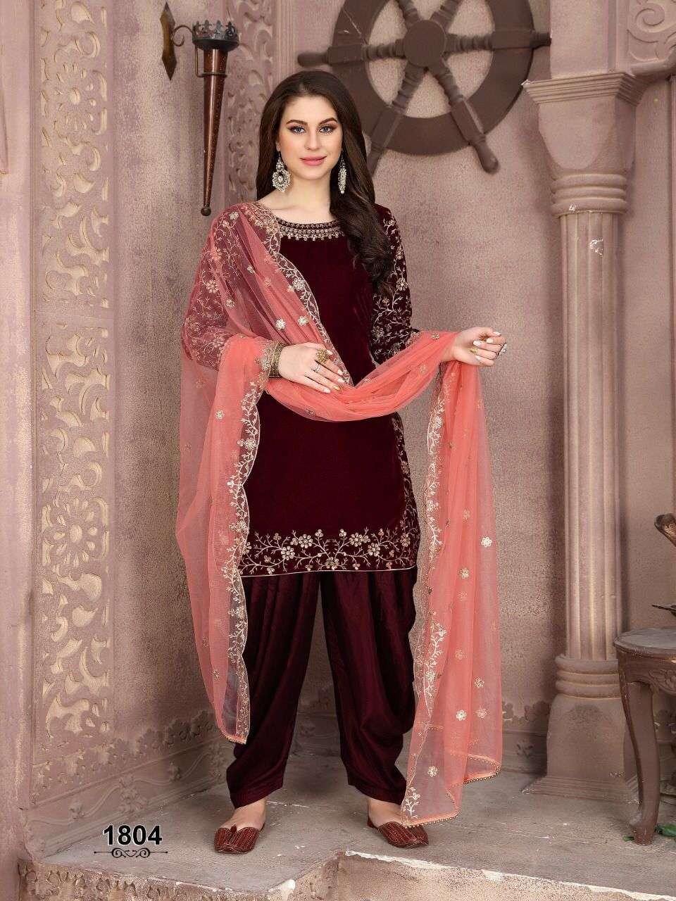 TWISHA VOL-18 BY TWISHA 1801 TO 1804 SERIES DESIGNER VELVET DRESSES