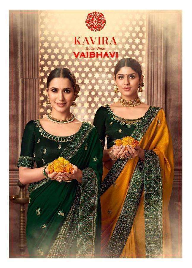 VAIBHAVI BY KAVIRA 2901 TO 2909 SERIES DESIGNER SILK SAREES