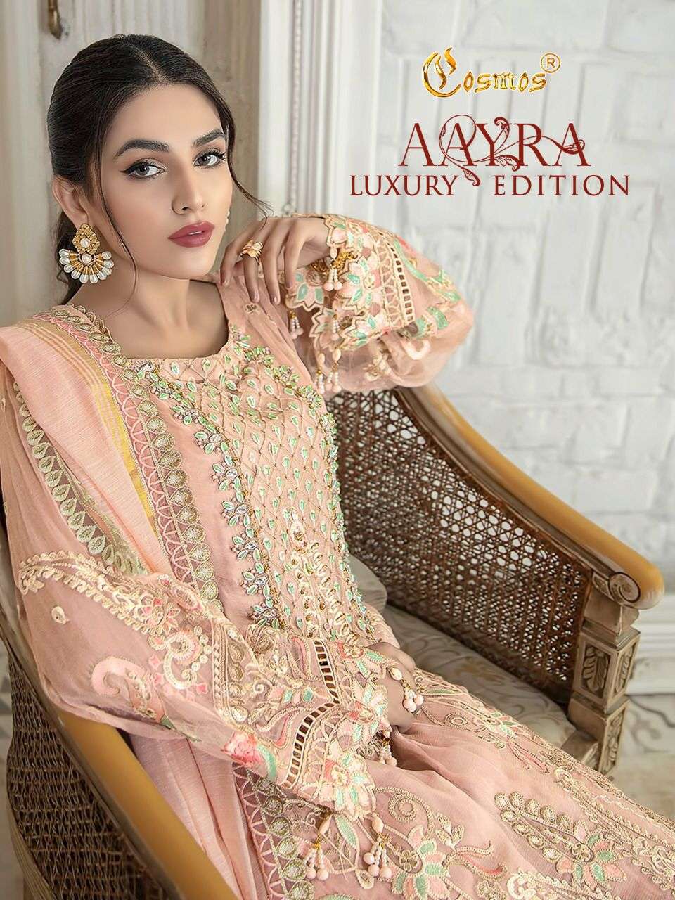 AAYRA LUXURY EDITION BY COSMOS 001 TO 005 SERIES FAUX GEORGETTE DRESSES