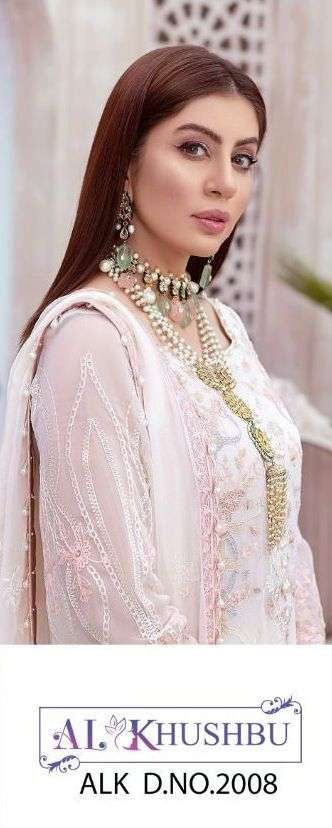 ALK 2008 HIT DESIGN BY AL KHUSHBU GEORGETTE EMBROIDERED DRESSES