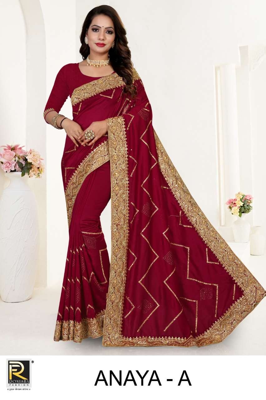 ANAYA BY RONISHA FASHION DESIGNER VICHITRA SILK SAREES