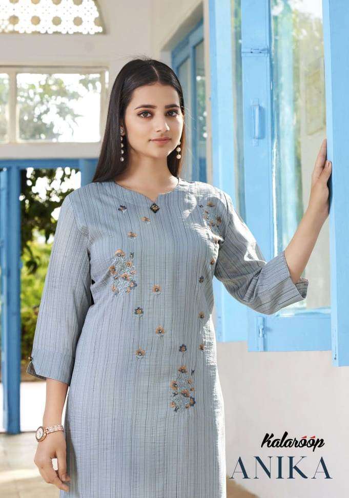 ANIKA BY KALAROOP 12983 TO 12986 SERIES DESIGNER KURTIS