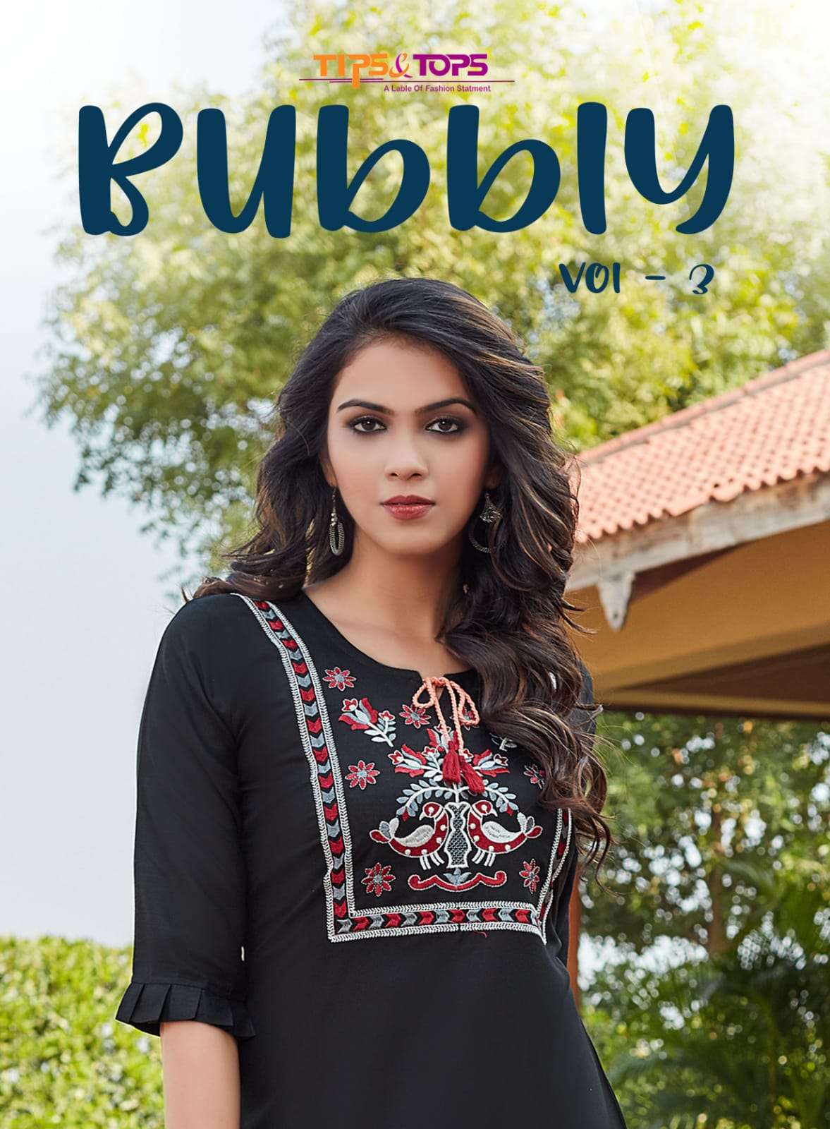 BUBBLY VOL-3 BY TIPS & TOPS 01 TO 09 SERIES RAYON TOPS