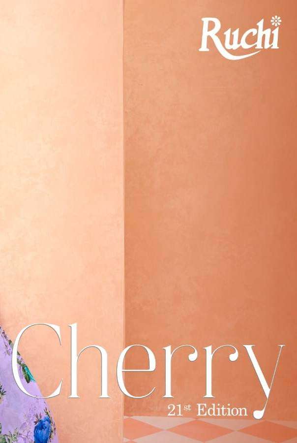 CHERRY VOL-21 BY RUCHI SAREES DESIGNER CHIFFON SAREES