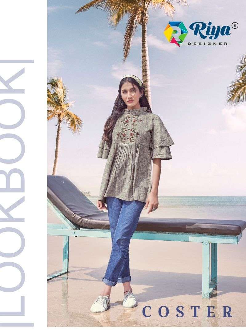 COSTER BY RIYA DESIGNER 01 TO 05 SERIES DESIGNER TOPS