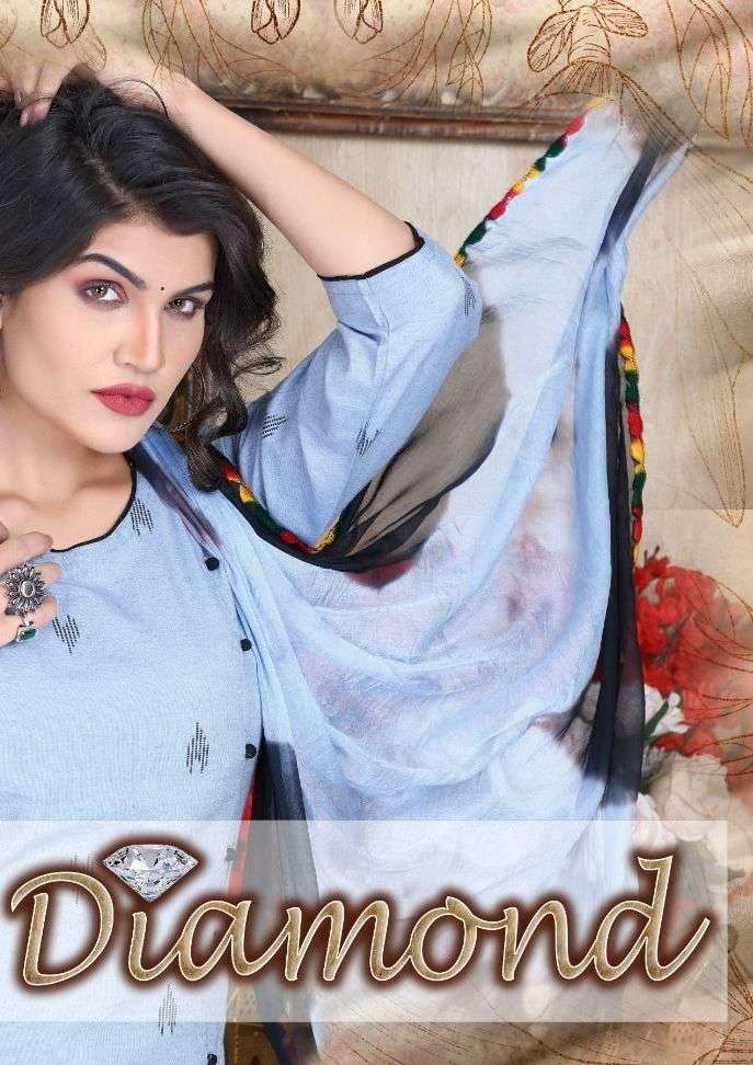 DIAMOND BY ASLIWHOLESALE 3001 TO 3008 SERIES DESIGNER COTTON DRESSES