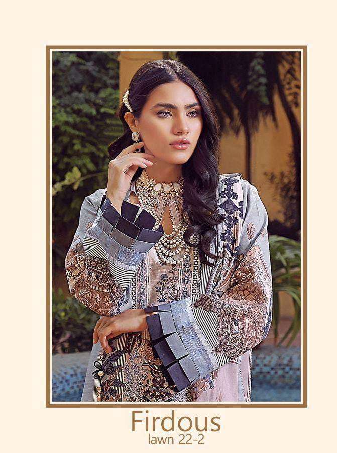 FIRDOUS LAWN VOL-22-2 BY DEEPSY SUITS 1361 TO 1368 SERIES DESIGNER COTTON DRESSES