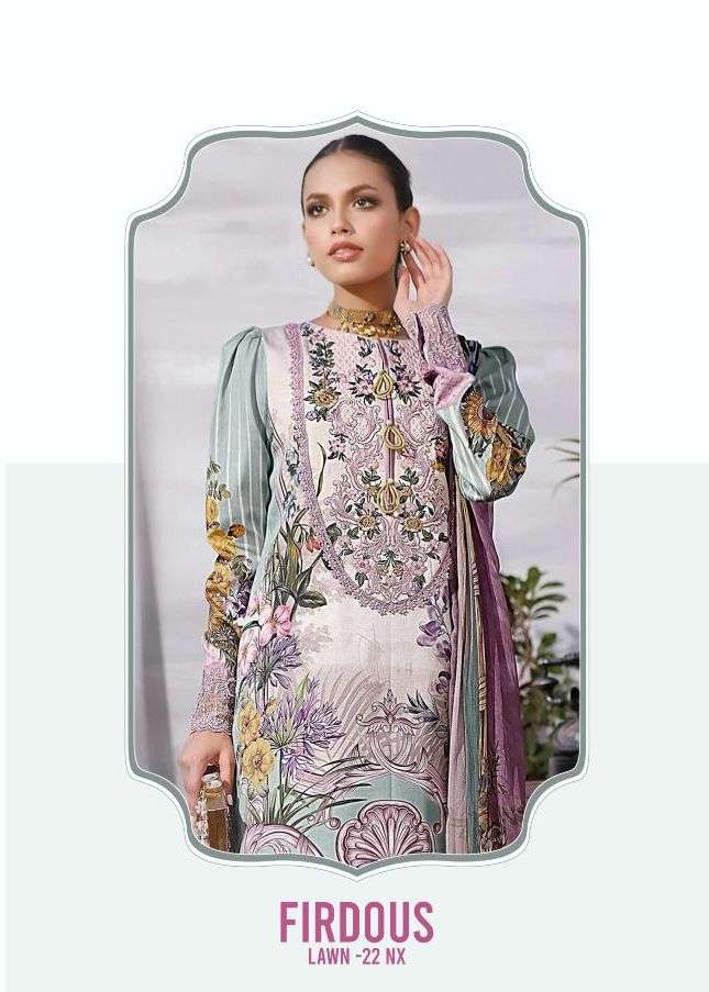 FIRDOUS LAWN VOL-22 NX BY DEEPSY SUITS DESIGNER COTTON DRESSES