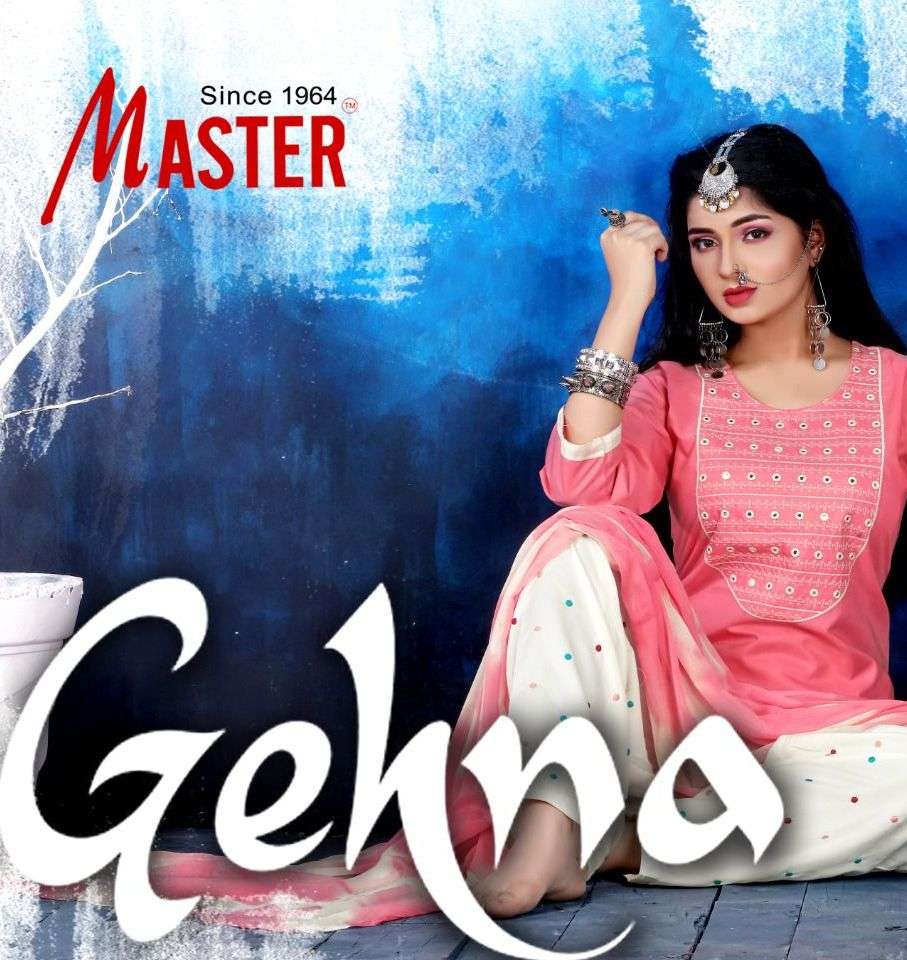 GEHNA BY MASTER 101 TO 108 SERIES DESIGNER COTTON DRESSES